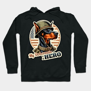 Doberman soldier Hoodie